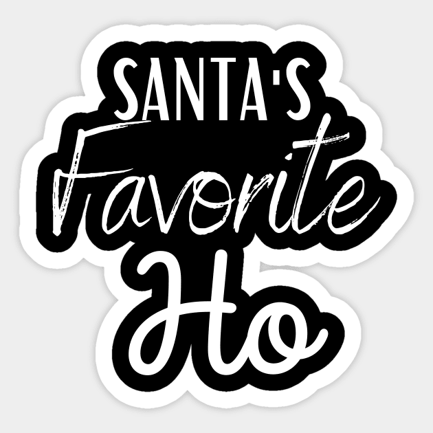 Santa Shirt, Santa's Favorite Ho Shirt, Couple Christmas Shirts, Couple Sweaters, Funny Christmas Shirt, Matching Christmas Shirts, Couples Sticker by RedDesign